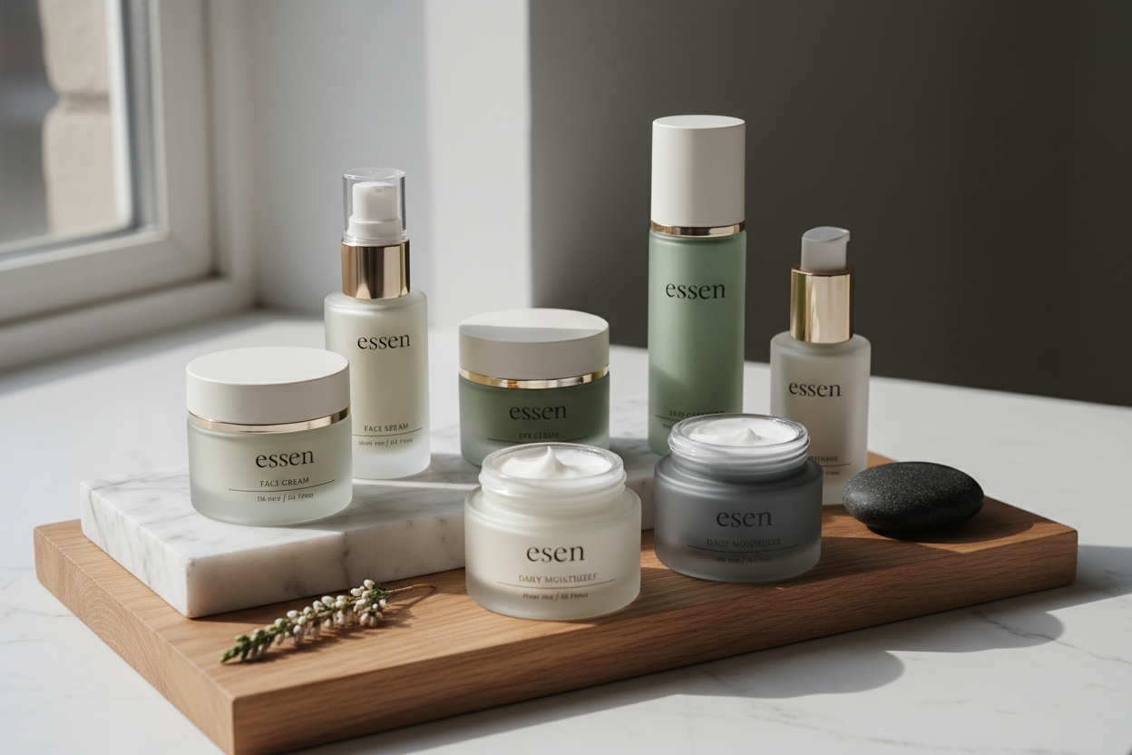 Generate men skin care product line named 